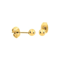 Boucles d'Oreilles Femme Puces EDORA Acier Doré EDO435136