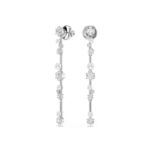 Boucles d'Oreilles Femme Pendantes Swarovski Constella Argenté et Cristaux 5705614