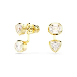 Boucles d'Oreilles Femme Pendantes Transformable Swarovski Imber Doré et Cristaux 5705461