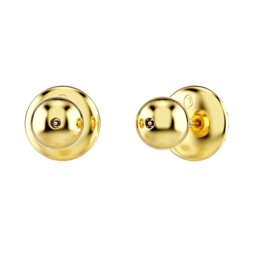 Boucles d'Oreilles Femme Puces Swarovski Sublima Métal Doré et Cristaux 5683444