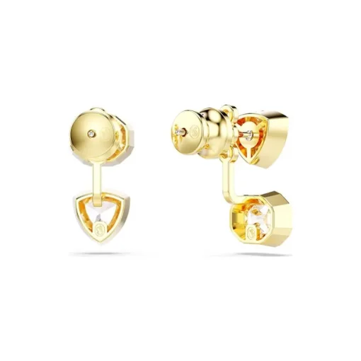 Boucles d'Oreilles Femme Pendantes Transformable Swarovski Imber Doré et Cristaux 5705461