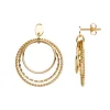 Boucles d'Oreilles Femme SAUNIER TANGO Plaqué Or