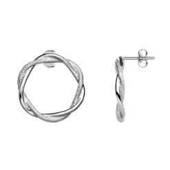Boucles d'Oreilles Femme SAUNIER FILAGE Argent 925/1000