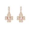 Boucles d'Oreilles Femme Swarovski Idyllia Métal Doré Rose et Cristaux 5674212