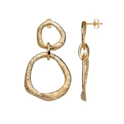 Boucles d'Oreilles Femme SAUNIER ALIZÉE Plaqué Or