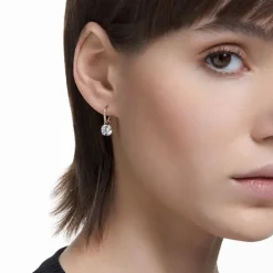 Boucles d'Oreilles Femme SWAROVSKI STILLA Métal Doré et Cristaux 5638802