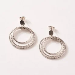 Boucles d'Oreilles Femme SAUNIER TANGO Argent 925/1000