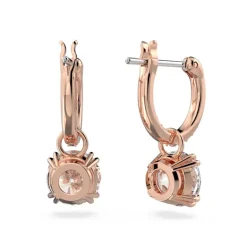 Boucles d'Oreilles Femme SWAROVSKI STILLA Métal Doré Rose et Cristaux 5639975