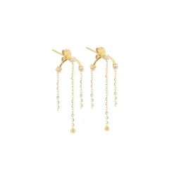 Boucles d'Oreilles Femme ZAG COSETTE Acier Doré