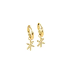 Boucles d'oreilles Femme ZAG OCTOBREROSE Acier doré