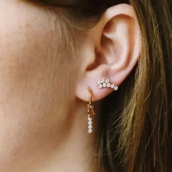 Boucles d'oreilles Femme ZAG HAMPTONS Acier doré