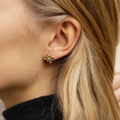 Boucles d'oreilles Femme ZAG CLARA Acier doré