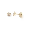 Boucles d'Oreilles Puces Enfant EDORA COLLECTION ESSENTIAL MINI ETOILE Or 375/1000