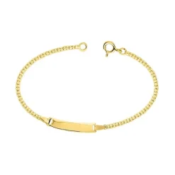 Bracelet Bébé Gourmette EDORA OR 750/1000 Jaune EDOBK30BBR-14