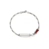 Bracelet Bébé Gourmette EDORA ARGENT 925/1000 Maille Jaseron EDOC2547