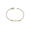 Bracelet Bébé Gourmette EDORA OR375/1000 Jaune Maille Figaro EDON8949