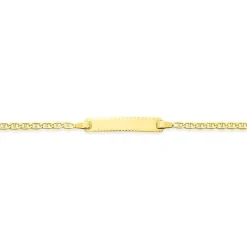 Bracelet Bébé Gourmette EDORA Or 375/1000 Jaune Maille Marine EDO630006-13