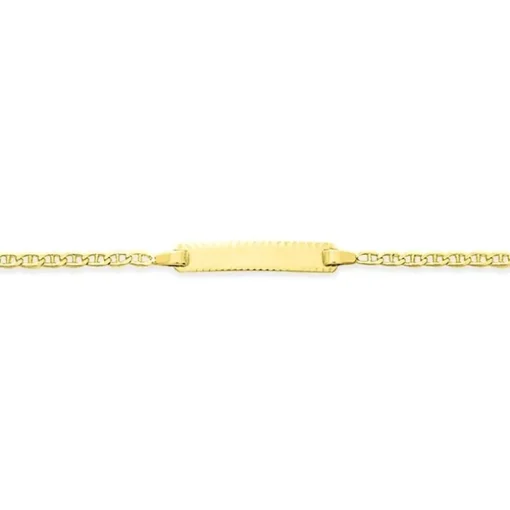 Bracelet Bébé Gourmette EDORA Or 375/1000 Jaune Maille Marine EDO630006-13