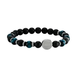 Bracelet Beads Homme JOURDAN YASUR Onyx et Œil de Tigres