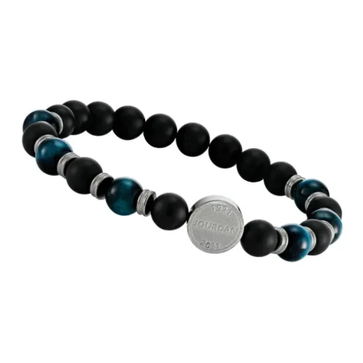 Bracelet Beads Homme JOURDAN YASUR Onyx et Œil de Tigres