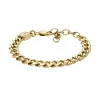 Bracelet Chaîne Homme 16.5CM FOSSIL BOLD CHAINS Acier Doré