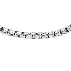 Bracelet Chaîne Homme 20CM FOSSIL ALL STACKED UP Acier Argenté