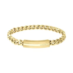 Bracelet Chaîne Homme LACOSTE Acier Doré