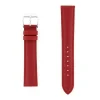 Bracelet Cuir Agneau SCREEN 18/16mm Rouge Couture T/T Doublure Vachette nubuck