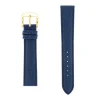 Bracelet Cuir Buffle Mat BUFFALO 18/16mm Marine Couture T/T Doublure Vachette logos