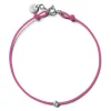Bracelet Enfant ICE DIAMOND CORD KIDS Cordon Neon Pink Diamant