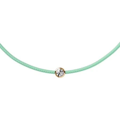 Bracelet Enfant ICE DIAMOND CORD KIDS Cordon Aqua Diamant