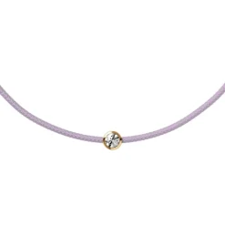 Bracelet Enfant ICE DIAMOND CORD KIDS Cordon Lavande Diamant