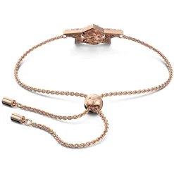 Bracelet femme Swarovski Stella métal doré rose et cristaux