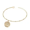 Bracelet femme arbre de vie EDORA PLAQUE OR et oxydes