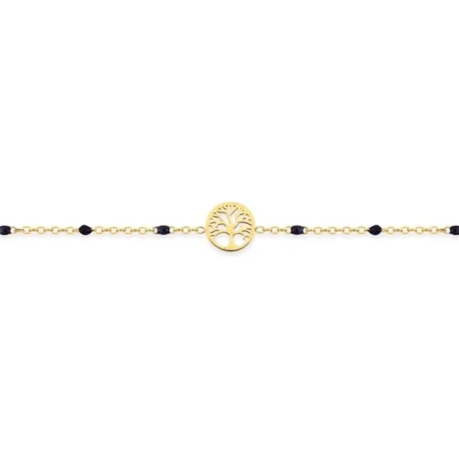 Bracelet Femme Arbre de Vie EDORA Acier Doré EDO403894