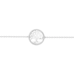 Bracelet Femme Arbre de Vie EDORA ARGENT 925/1000 et Oxydes EDO70300343