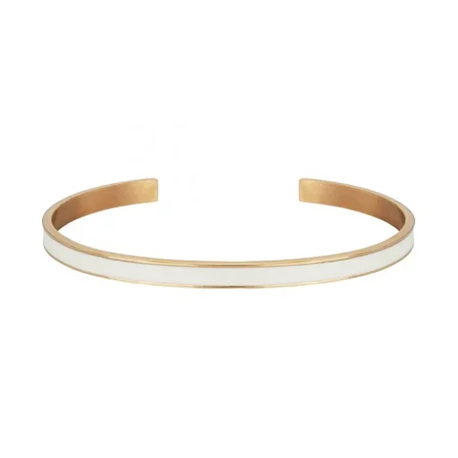 Bracelet femme Bangle PHEBUS acier doré rose