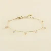 Bracelet Femme Beloved AGATHA ARGENT 925/1000 Doré et Oxydes 02490073-137-TU