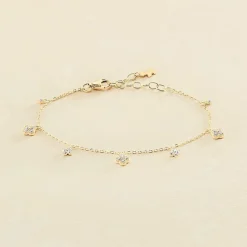 Bracelet Femme Beloved AGATHA ARGENT 925/1000 Doré et Oxydes 02490073-137-TU