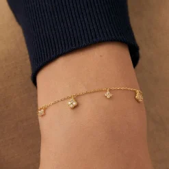 Bracelet Femme Beloved AGATHA ARGENT 925/1000 Doré et Oxydes 02490073-137-TU