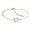 Bracelet femme CALVIN KLEIN SCULTURED DROPS acier doré rose