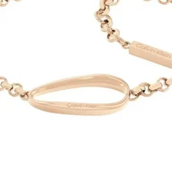 Bracelet Femme CALVIN KLEIN PLAYFUL ORGANIC SHAPES Acier Doré Rose