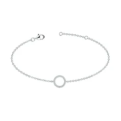 Bracelet Femme Cercle EDORA ARGENT 925/1000 et oxydes