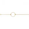 Bracelet femme Cercle PHEBUS acier doré