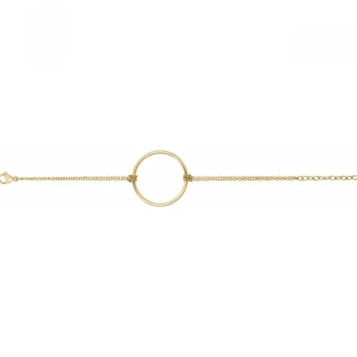 Bracelet femme Cercle PHEBUS acier doré