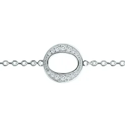 Bracelet Femme Cercles ARGENT 925/1000 et Oxydes