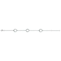 Bracelet Femme Cercles ARGENT 925/1000 et Oxydes