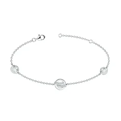 Bracelet Femme Cercles EDORA ARGENT 925/1000 et Oxydes