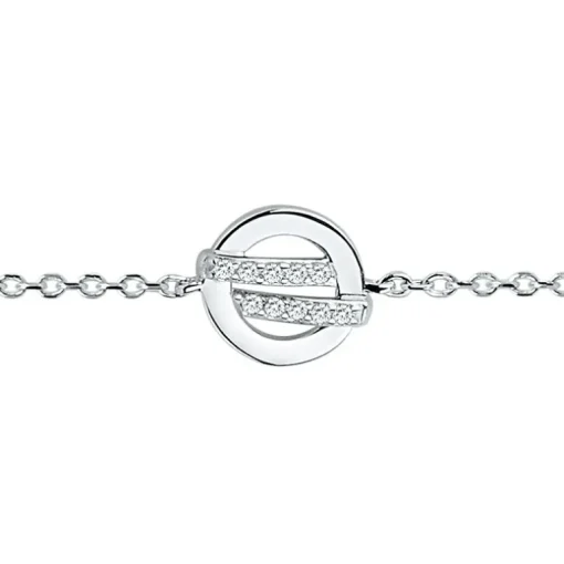 Bracelet Femme Cercles EDORA ARGENT 925/1000 et Oxydes