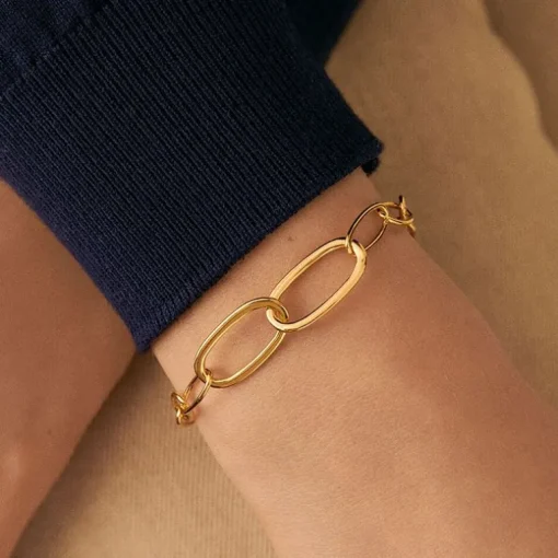 Bracelet Femme Chain AGATHA Laiton Doré 02450957-157-TU